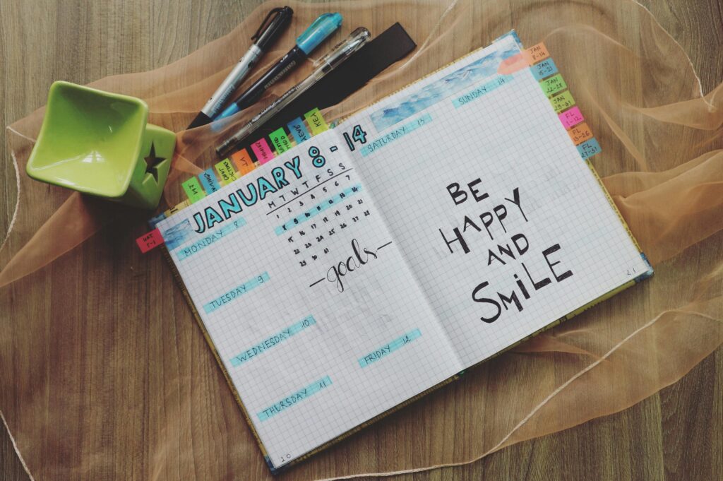 Secciones creativas para aprovechar al máximo el bullet journaling